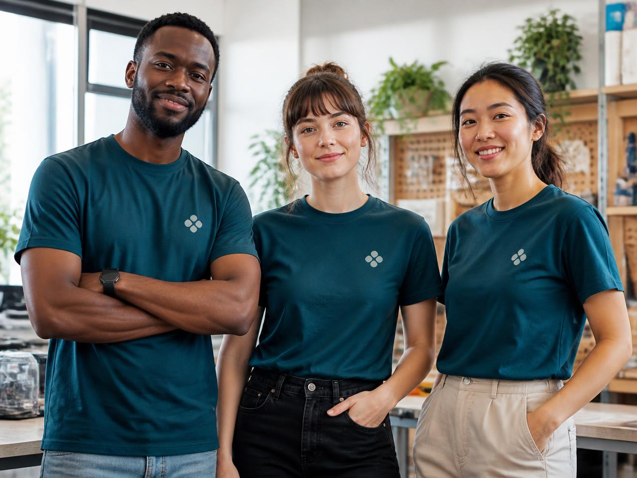 Équipe en vêtements professionnels personnalisés Videll